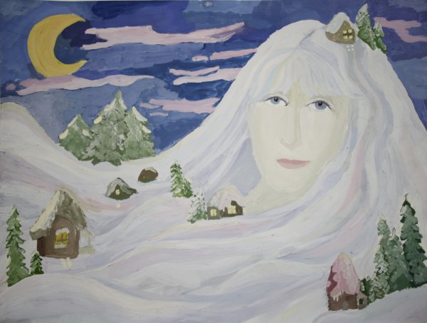 Конкурс рисунков на тему зима волшебница