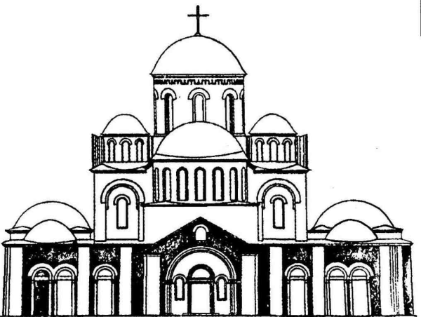 Десятинная Церковь печать