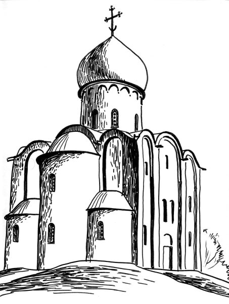 Софийский собор Церковь на Нередице в Великом Новгороде,