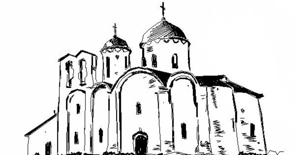 Троицкий собор Псков силуэт