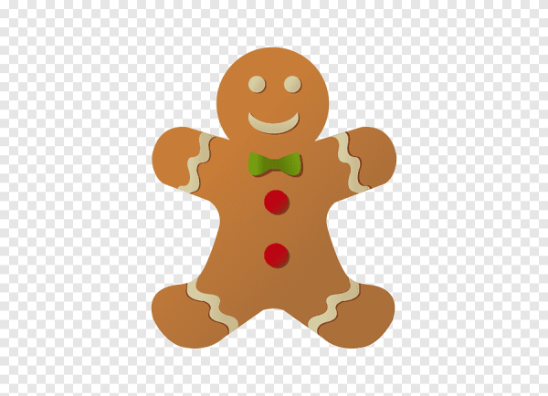 Пряничный человечек раскраска