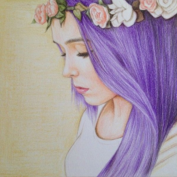Идеи для фиолетовых рисунков