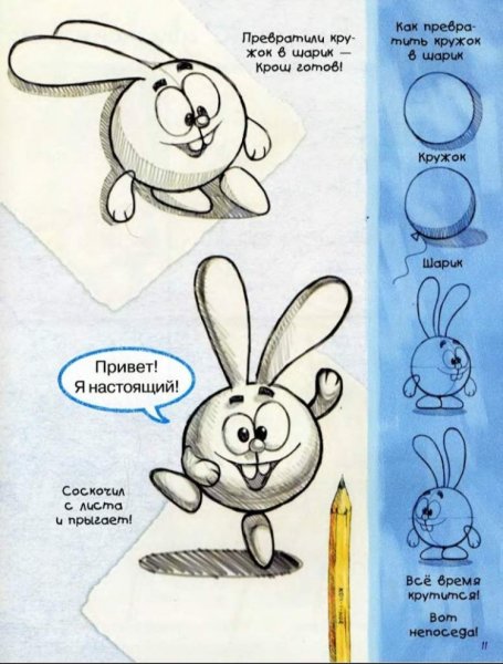 Крош поэтапно