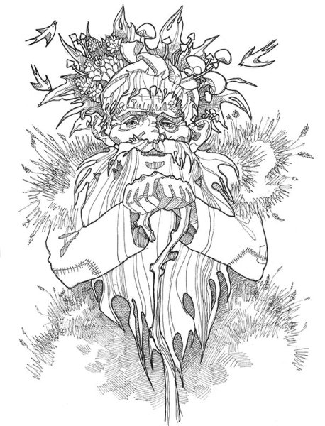 Кикимора и Леший рисунок