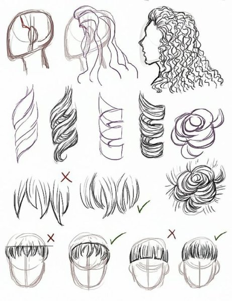 Волосы для рисования