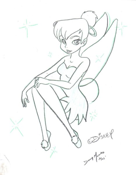 Феи Дисней для срисовки