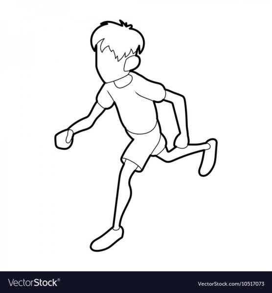 Мальчик бежит