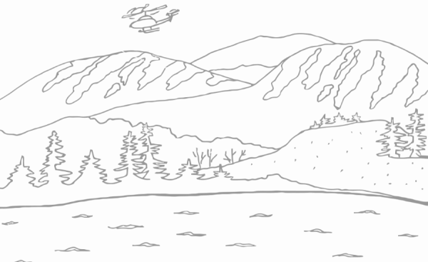 Байкал для рисования