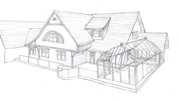 Домик для рисования