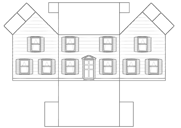 Домик карандаш легкий