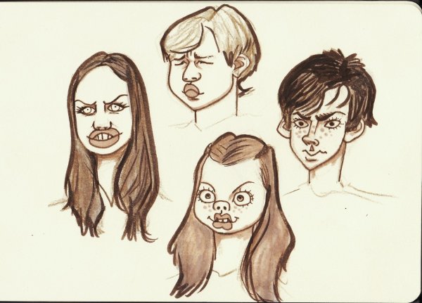 Хроники Нарнии рисунок легкий