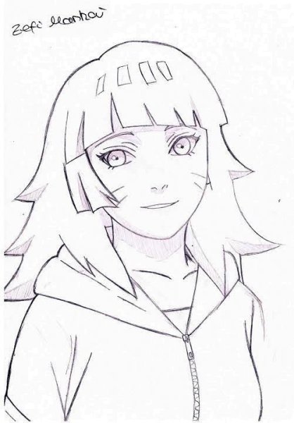 Раскраски Химавари из Наруто