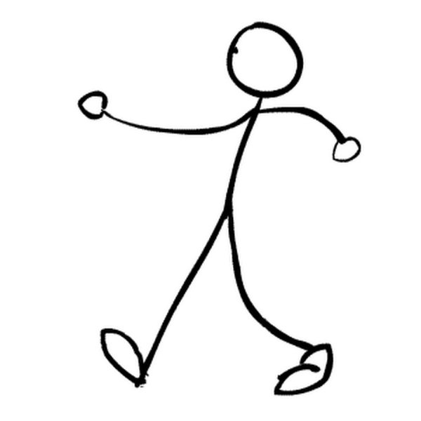 Шагающий человечек