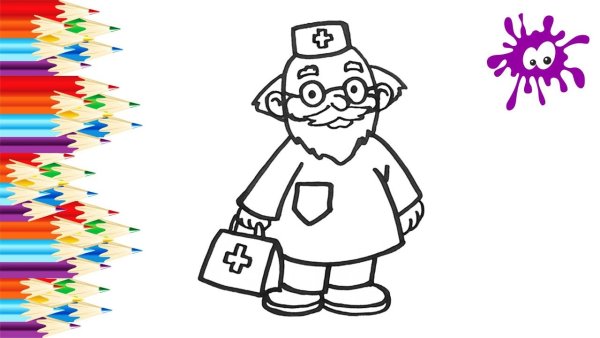 Раскраска доктор