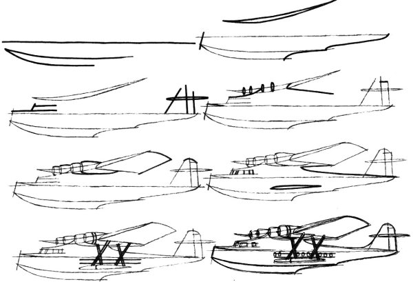Поэтапное рисование военного корабля