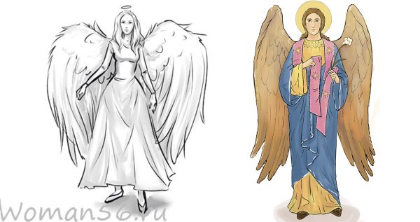 Рисование ангела