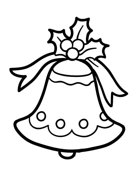 Колокольчик раскраска