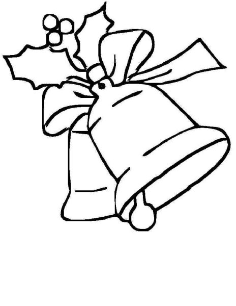 Новогодний колокольчик рисунок