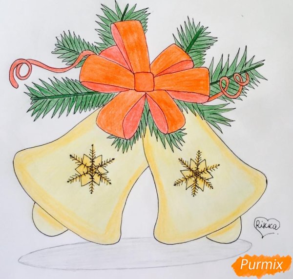 Колокольчик раскраска