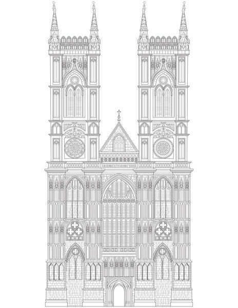 Средневековая архитектура Западной Европы романский храм рисунок