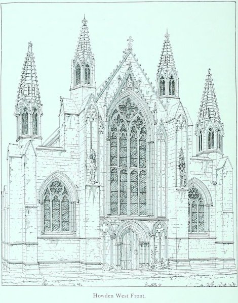 Здание в готическом стиле поэтапно