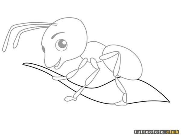 Муравей вопросик