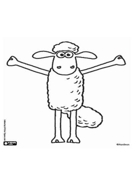 Барашек Шон рисунок