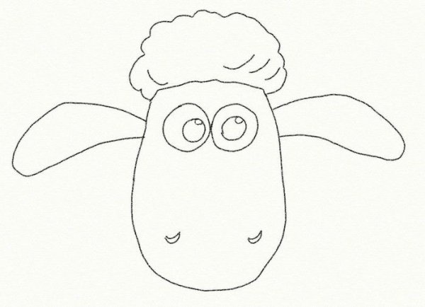 Барашек Шон рисунок
