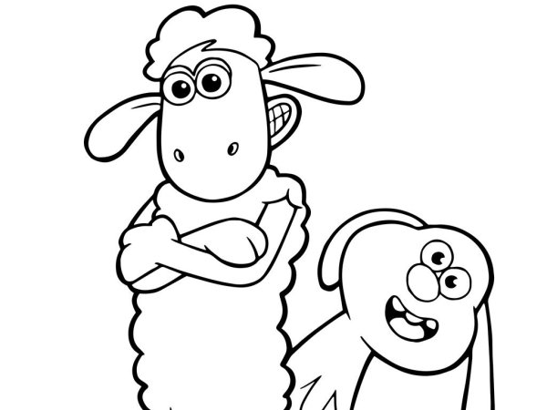 Барашек Шон карандашом