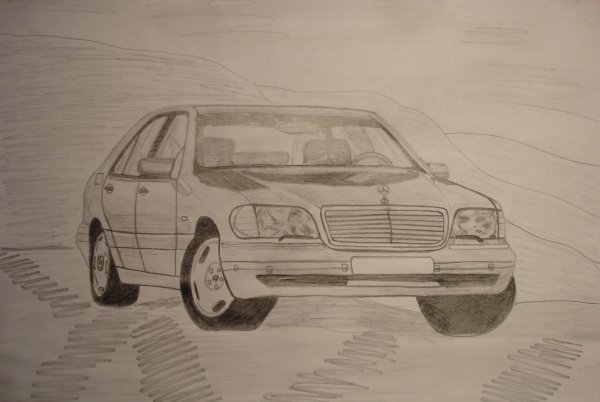 Mercedes w140 draw