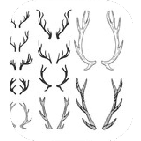 Референсы Рогов оленя