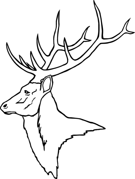 Олень для выжигания