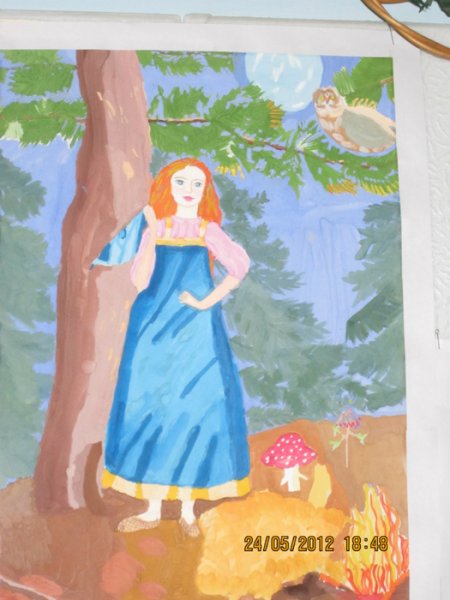 Иллюстрации к сказам Бажова Огневушка поскакушка