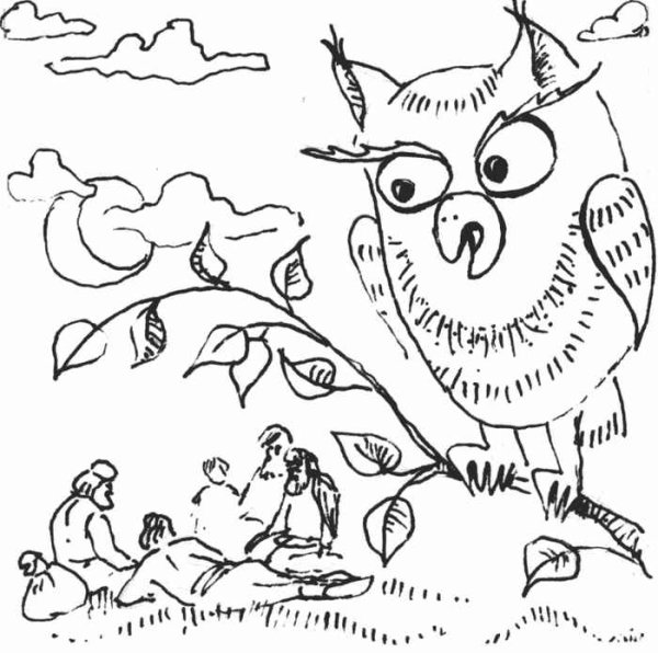 Рисунок к сказке Огневушка поскакушка