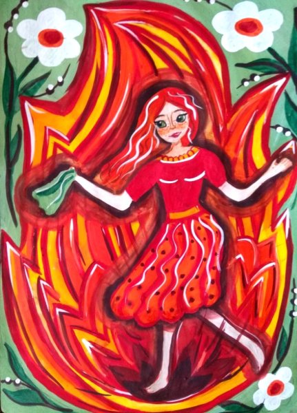 Сказка Огневушка поскакушка