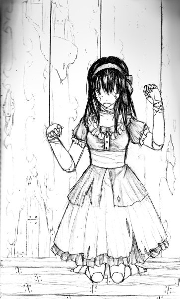 Марионетка карандашом легко