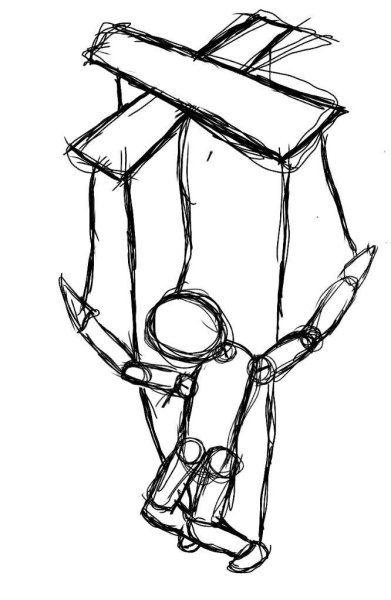 Эскиз куклы Марионетки для начинающих