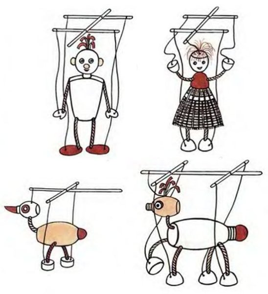 Марионетка эскиз