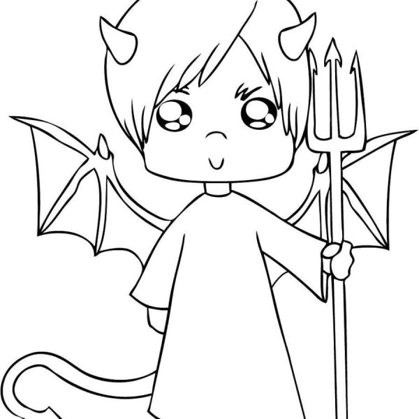 Рисунки для срисовки дьявол