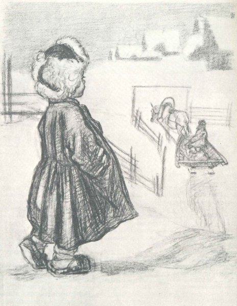 Рисунки по произведениям Горького