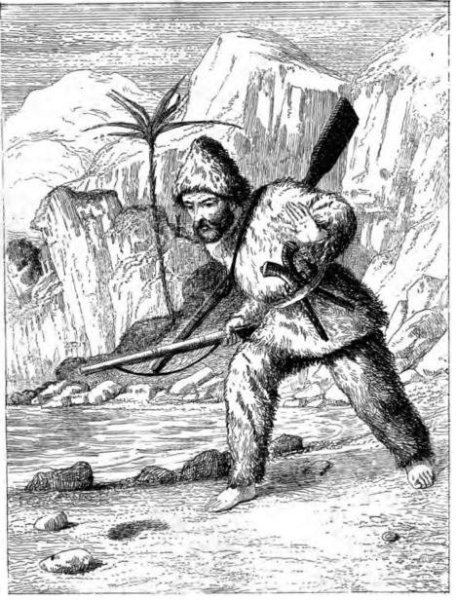 Иллюстрация к рассказу Робинзон Крузо