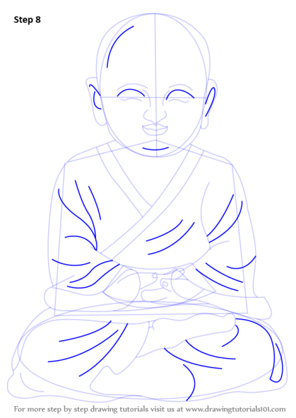 Будда Сиддхартха Гаутама рисунок