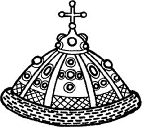 Корона Мономаха рисунок