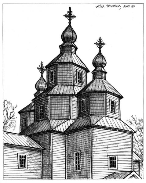 Зарисовки памятников архитектуры