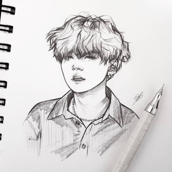 Скетчи БТС Хосок