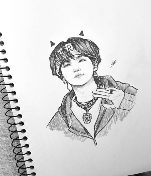 Раскраска Чимина из BTS