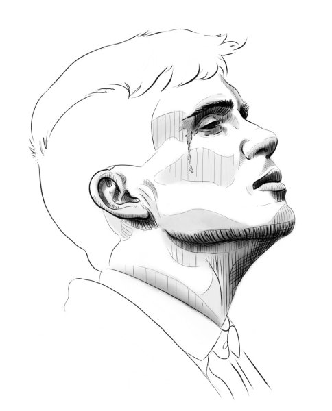 Томас Шелби набросок