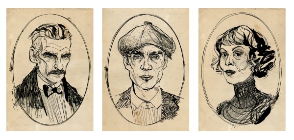 Раскраска острые козырьки