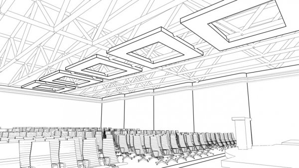 Актовый зал проект