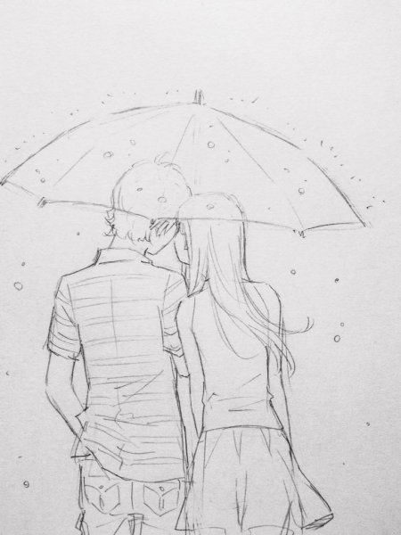 Рисунки для срисовки парочки